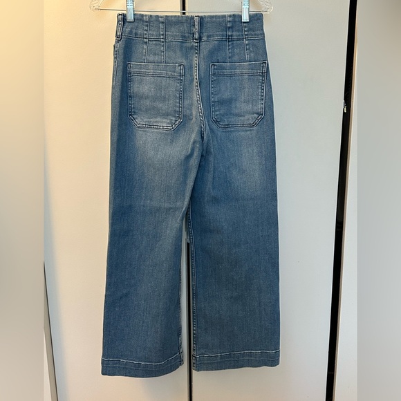 COPY - Colette high rise cropped wide leg jean by Maeve - Picture 5 of 7